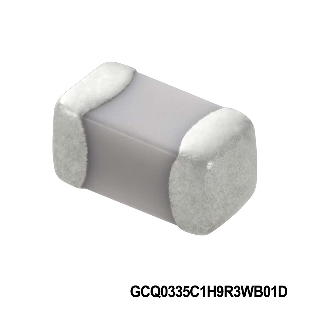 Murata Electronics GCQ0335C1H9R3WB01D Multilayer Ceramic Capacitors MLCC - SMD/SMT 0201 50VDC 9.3pF Tol 0.05pF C0G AEC-Q200
