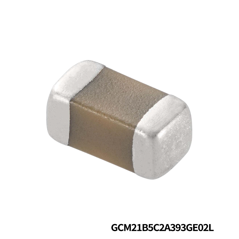 Murata Electronics GCM21B5C2A393GE02L Multilayer Ceramic Capacitors MLCC - SMD/SMT 0805 100VDC 0.039uF 2% C0G AEC-Q200