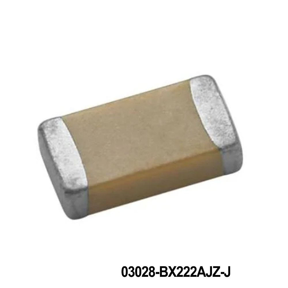 Vishay / Vitramon 03028-BX222AJZ-J Multilayer Ceramic Capacitors MLCC - SMD/SMT 2200PF 50V 5%