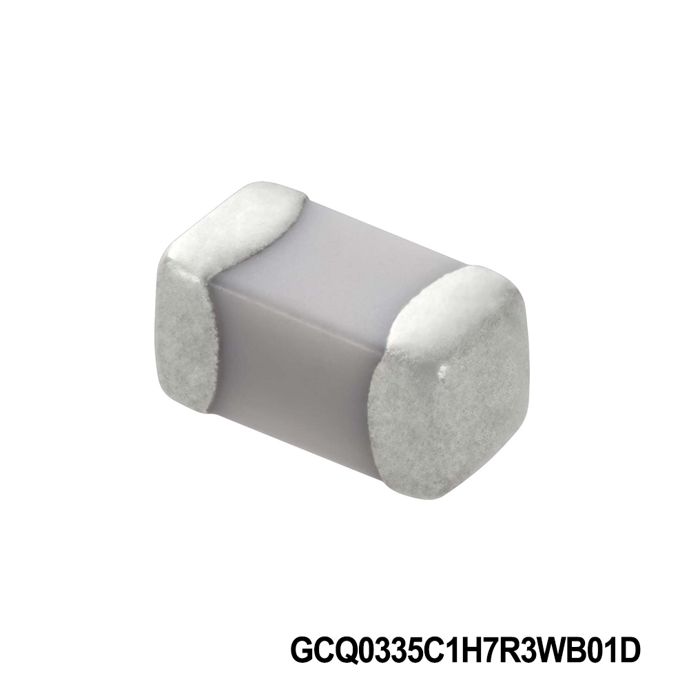 Murata Electronics GCQ0335C1H7R3WB01D Multilayer Ceramic Capacitors MLCC - SMD/SMT 0201 50VDC 7.3pF Tol 0.05pF C0G AEC-Q200