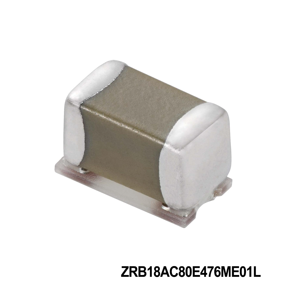 Murata Electronics ZRB18AC80E476ME01L Multilayer Ceramic Capacitors MLCC - SMD/SMT 0603 2.5VDC 47uF 20% X6S