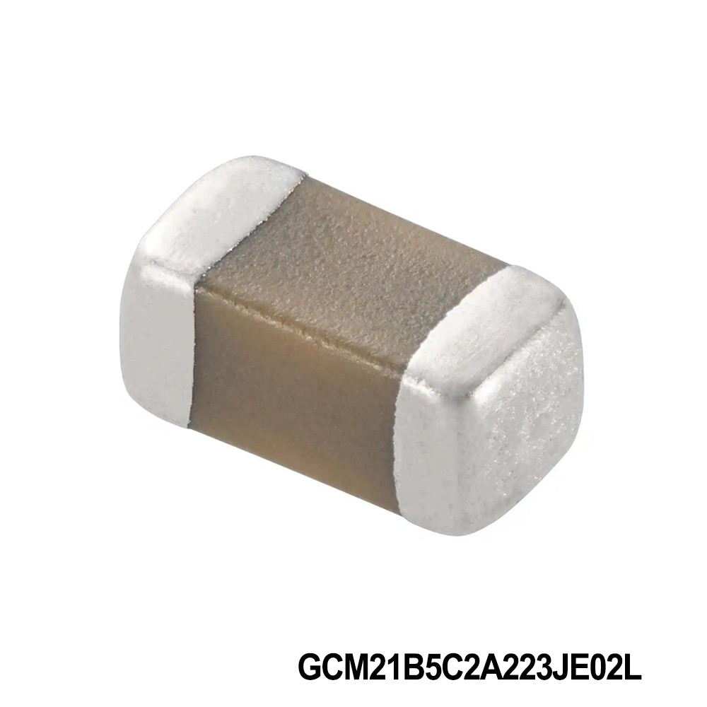 Murata Electronics GCM21B5C2A223JE02L Multilayer Ceramic Capacitors MLCC - SMD/SMT 0805 100VDC 0.022uF 5% C0G AEC-Q200