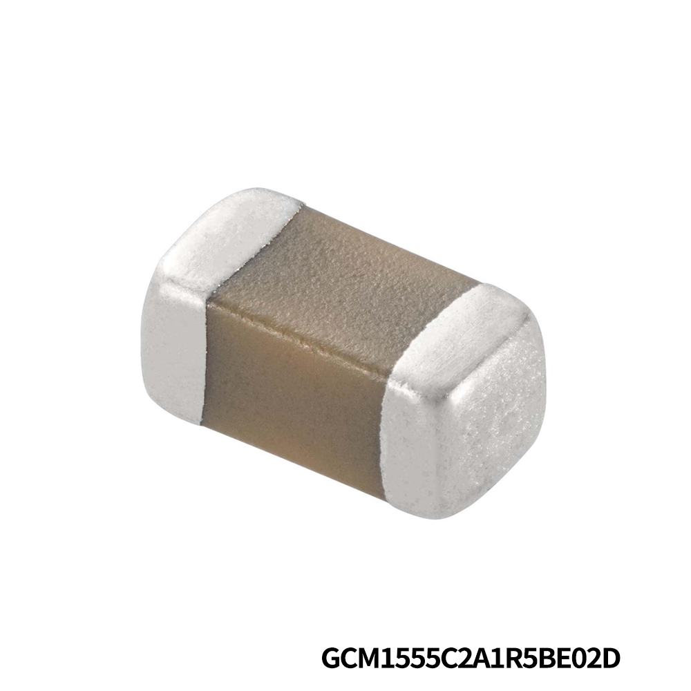 Murata Electronics GCM1555C2A1R5BE02D Multilayer Ceramic Capacitors MLCC - SMD/SMT 0402 100VDC 1.5pF Tol 0.1pF C0G AEC-Q200
