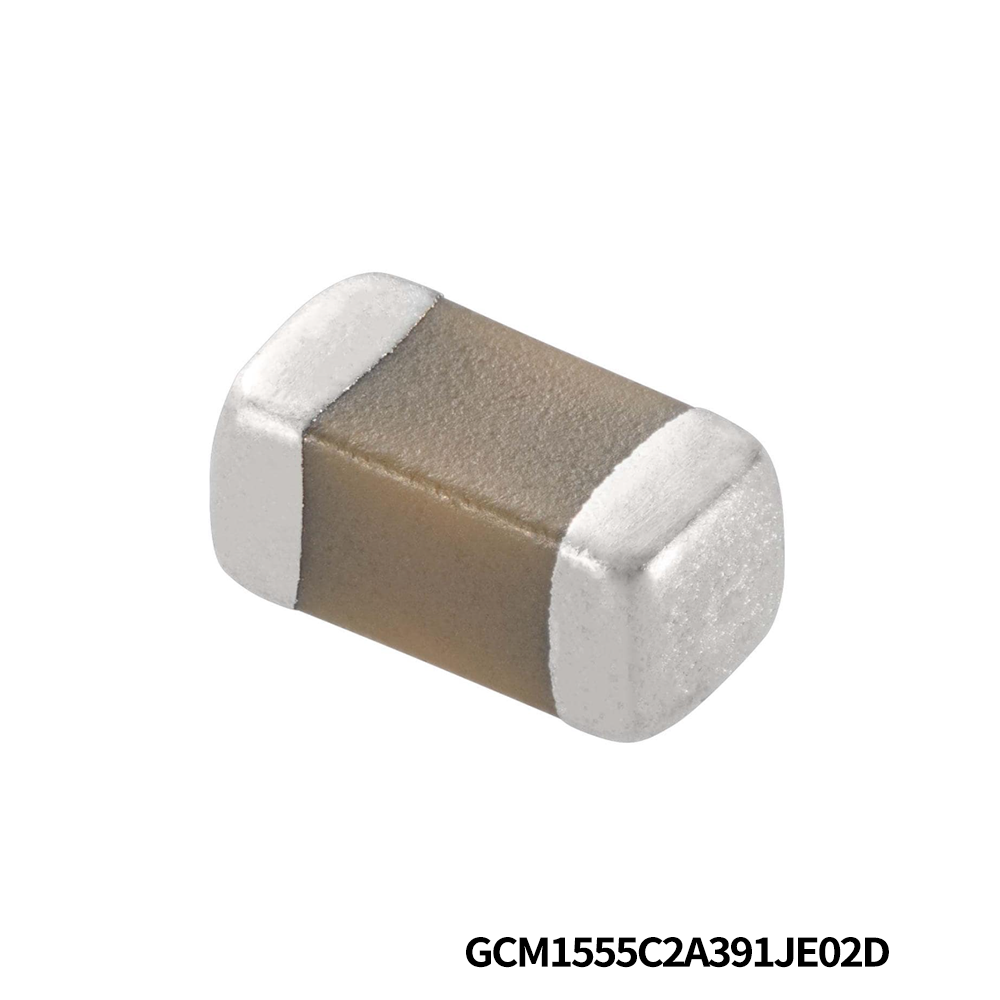Murata Electronics GCM1555C2A391JE02D Multilayer Ceramic Capacitors MLCC - SMD/SMT 0402 100VDC 390pF 5% C0G AEC-Q200