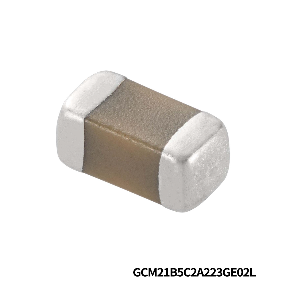 Murata Electronics GCM21B5C2A223GE02L Multilayer Ceramic Capacitors MLCC - SMD/SMT 0805 100VDC 0.022uF 2% C0G AEC-Q200
