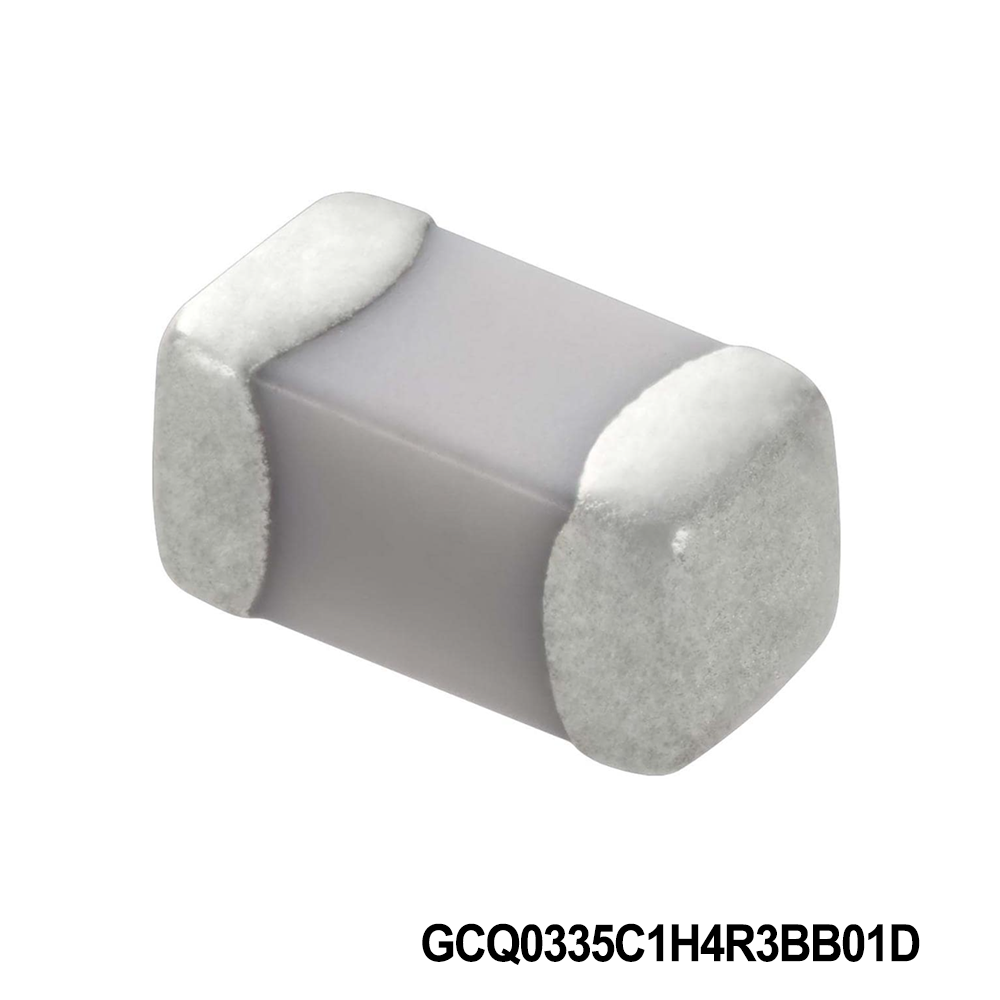 Murata Electronics GCQ0335C1H4R3BB01D Multilayer Ceramic Capacitors MLCC - SMD/SMT 0201 50VDC 4.3pF Tol 0.1pF C0G AEC-Q200