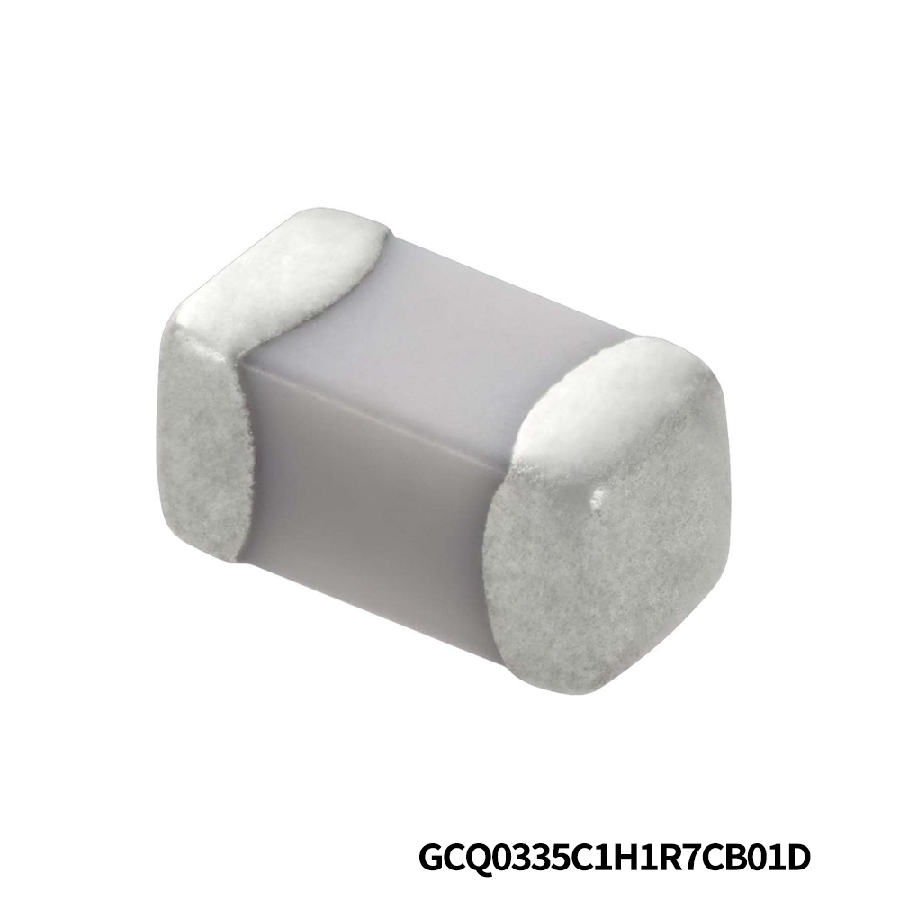 Murata Electronics GCQ0335C1H1R7CB01D Multilayer Ceramic Capacitors MLCC - SMD/SMT 0201 50VDC 1.7pF Tol 0.25pF C0G AEC-Q200