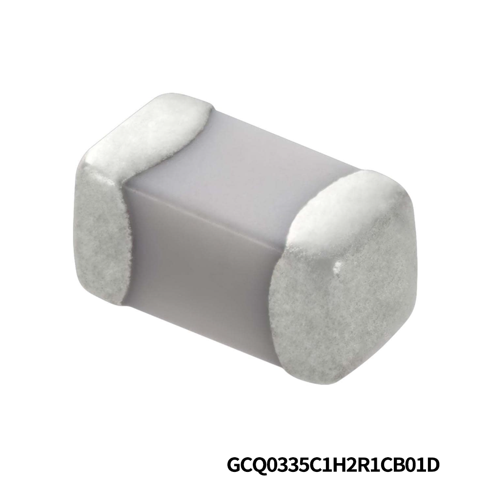 Murata Electronics GCQ0335C1H2R1CB01D Multilayer Ceramic Capacitors MLCC - SMD/SMT 0201 50VDC 2.1pF Tol 0.25pF C0G AEC-Q200
