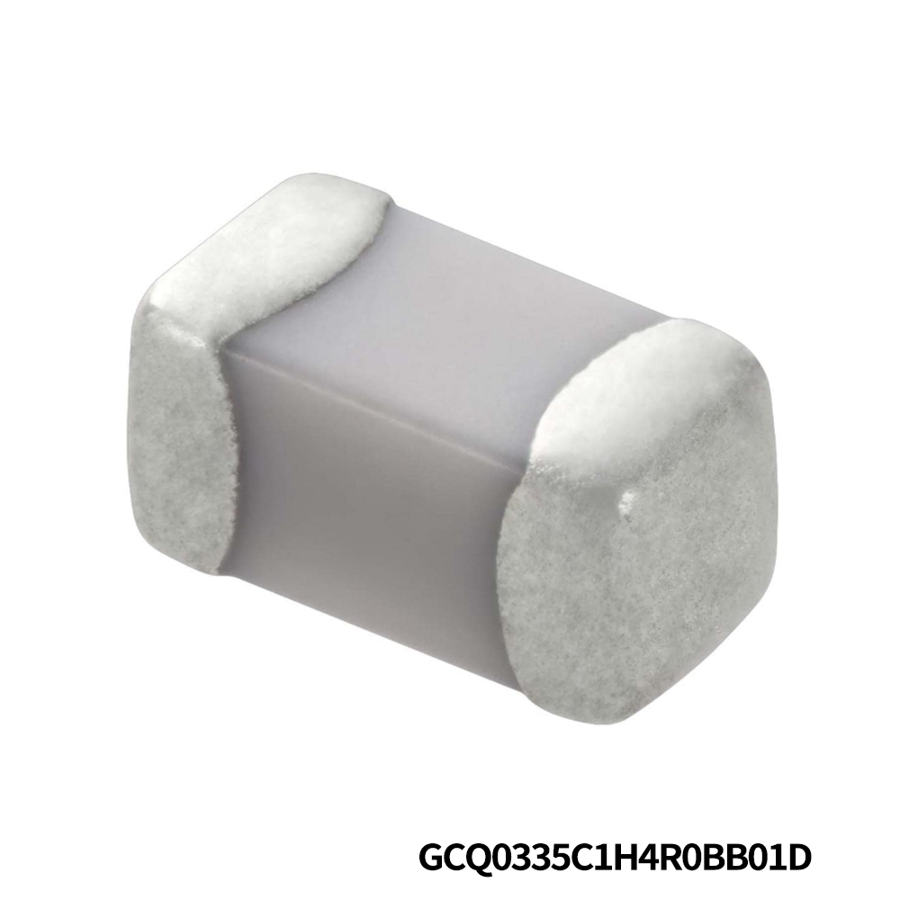 Murata Electronics GCQ0335C1H4R0BB01D Multilayer Ceramic Capacitors MLCC - SMD/SMT 0201 50VDC 4pF Tol 0.1pF C0G AEC-Q200