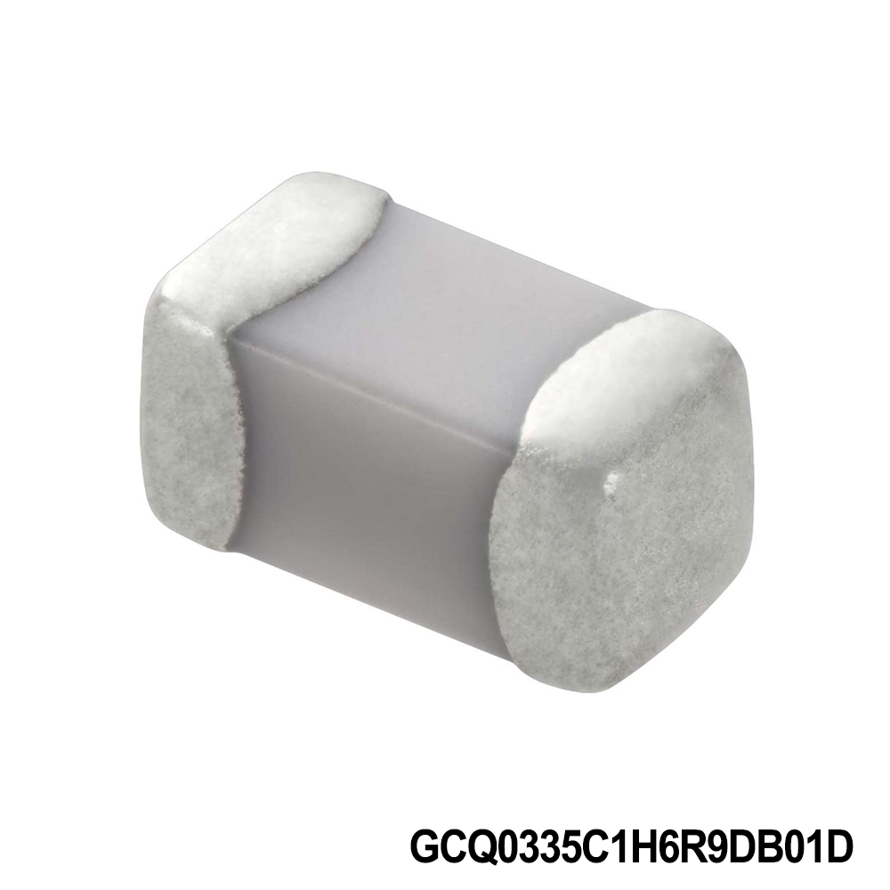 Murata Electronics GCQ0335C1H6R9DB01D Multilayer Ceramic Capacitors MLCC - SMD/SMT 0201 50VDC 6.9pF Tol 0.5pF C0G AEC-Q200