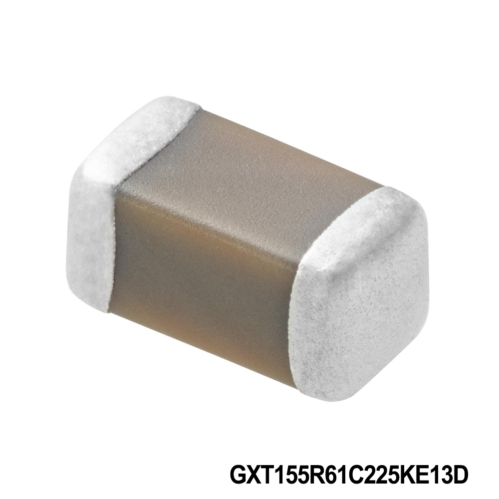 Murata Electronics GXT155R61C225KE13D Multilayer Ceramic Capacitors MLCC - SMD/SMT 0402 16VDC 2.2uF 10% X5R AEC-Q200