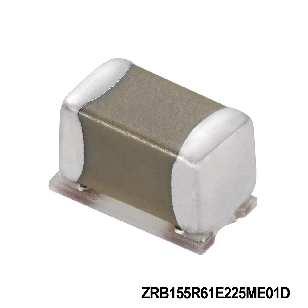 Murata Electronics ZRB155R61E225ME01D Multilayer Ceramic Capacitors MLCC - SMD/SMT 0402 25VDC 2.2uF 20% X5R