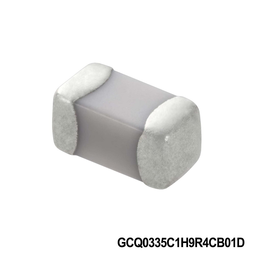 Murata Electronics GCQ0335C1H9R4CB01D Multilayer Ceramic Capacitors MLCC - SMD/SMT 0201 50VDC 9.4pF Tol 0.25pF C0G AEC-Q200
