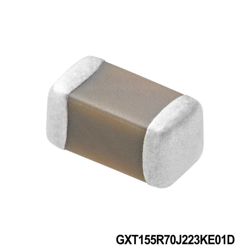 Murata Electronics GXT155R70J223KE01D Multilayer Ceramic Capacitors MLCC - SMD/SMT 0402 6.3VDC 0.022uF 10% X7R AEC-Q200