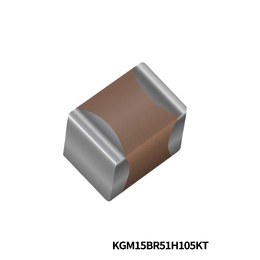 KYOCERA AVX KGM15BR51H105KT Multilayer Ceramic Capacitors MLCC - SMD/SMT 50V 1uF X5R 0603 10%