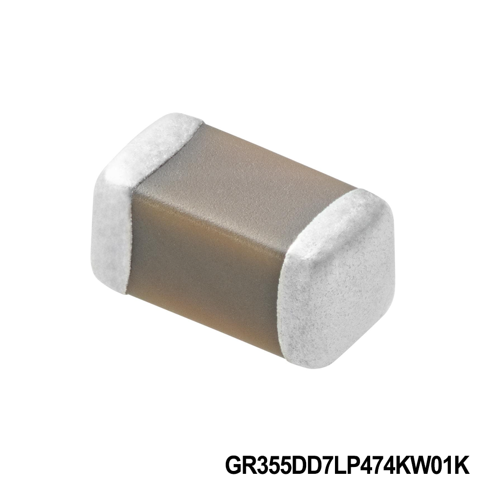Murata Electronics GR355DD7LP474KW01K Multilayer Ceramic Capacitors MLCC - SMD/SMT 0.47 uF 450 VDC 10% 2220 X7T