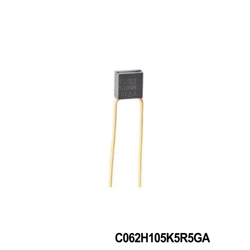 KEMET C062H105K5R5GA Multilayer Ceramic Capacitors MLCC - Leaded 50V 1uF X7R 10% LS=5.08mm