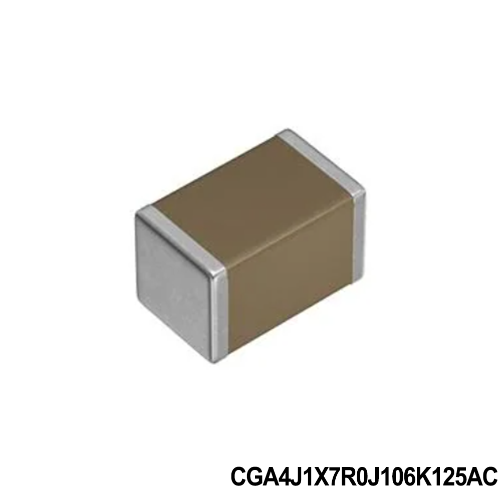 TDK CGA4J1X7R0J106K125AC Multilayer Ceramic Capacitors MLCC - SMD/SMT CGA 0805 6.3V 10uF X7R 10% AEC-Q200