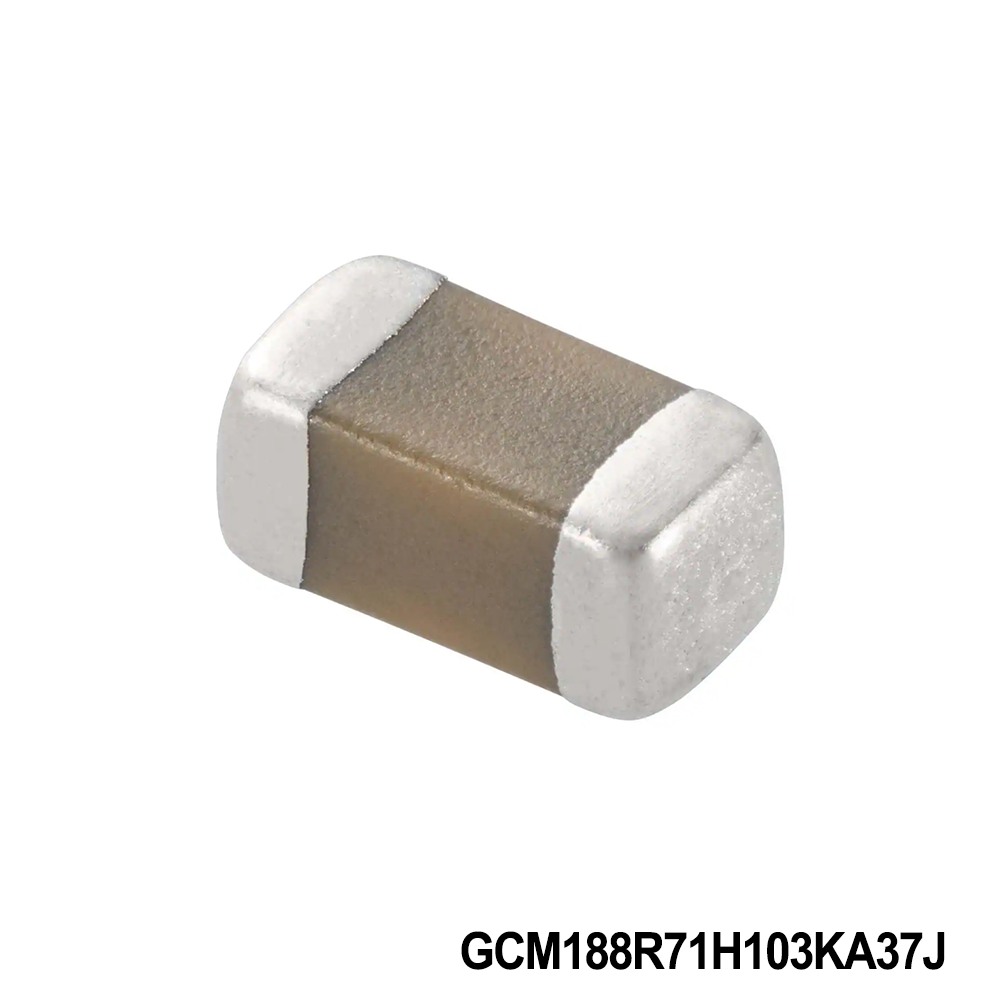 Murata Electronics GCM188R71H103KA37J Multilayer Ceramic Capacitors MLCC - SMD/SMT 0.01 uF 50 VDC 10% 0603 X7R AEC-Q200