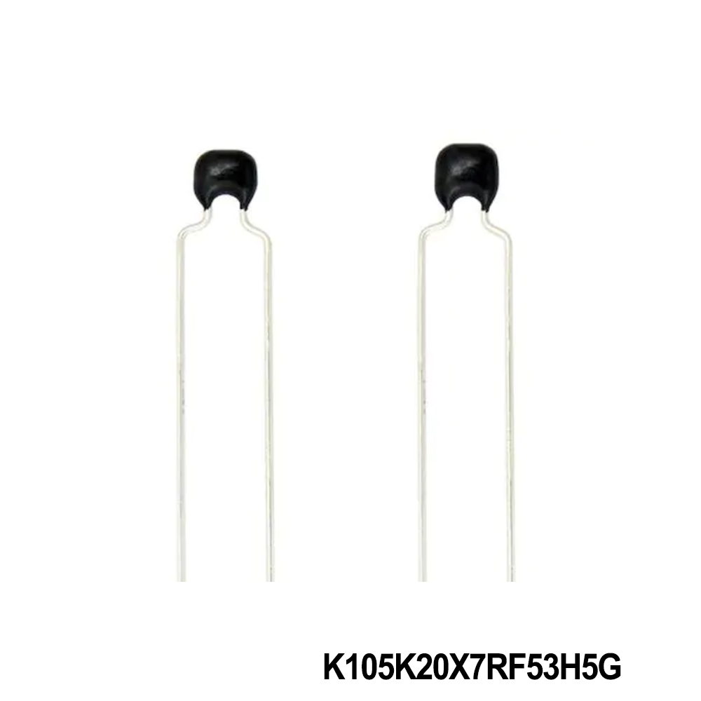 Vishay / BC Components K105K20X7RF53H5G Multilayer Ceramic Capacitors MLCC - Leaded 50V 1uF 10% X7R e3 Auto
