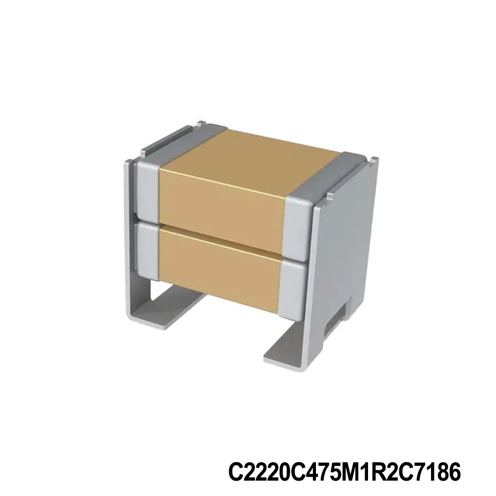 KEMETC2220C475M1R2C7186 Multilayer Ceramic Capacitors MLCC - SMD/SMT 100V 4.7uF X7R 2220 20% Metal