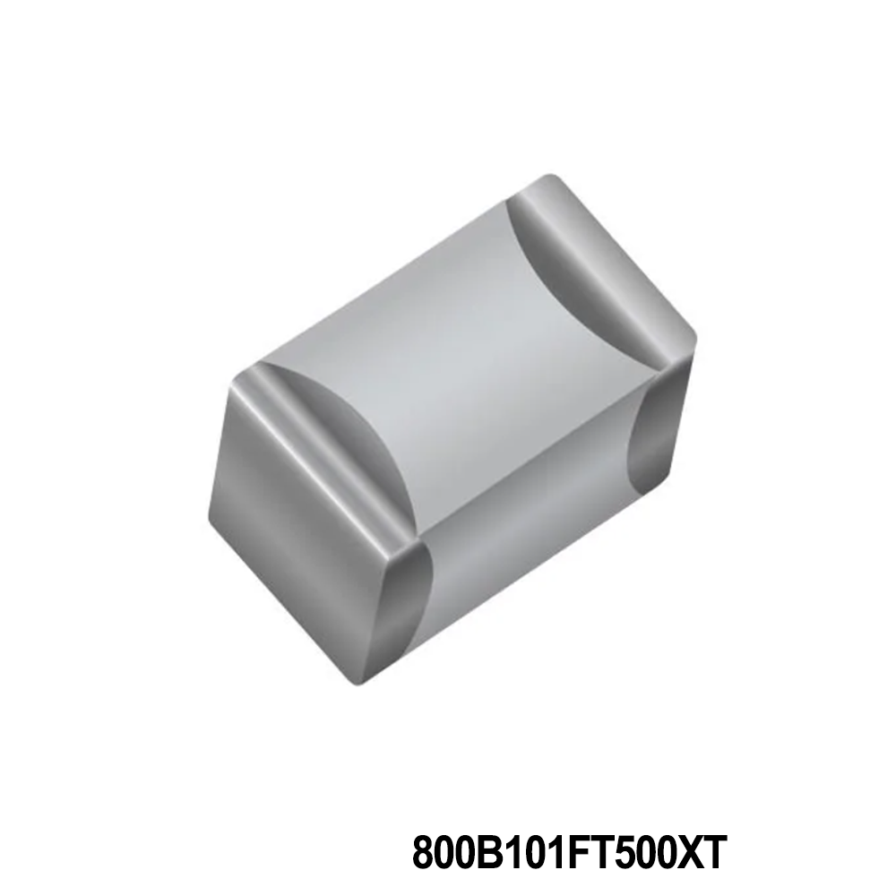 KYOCERA AVX 800B101FT500XT Multilayer Ceramic Capacitors MLCC - SMD/SMT 500V 100pF Tol 1% Las Mkg