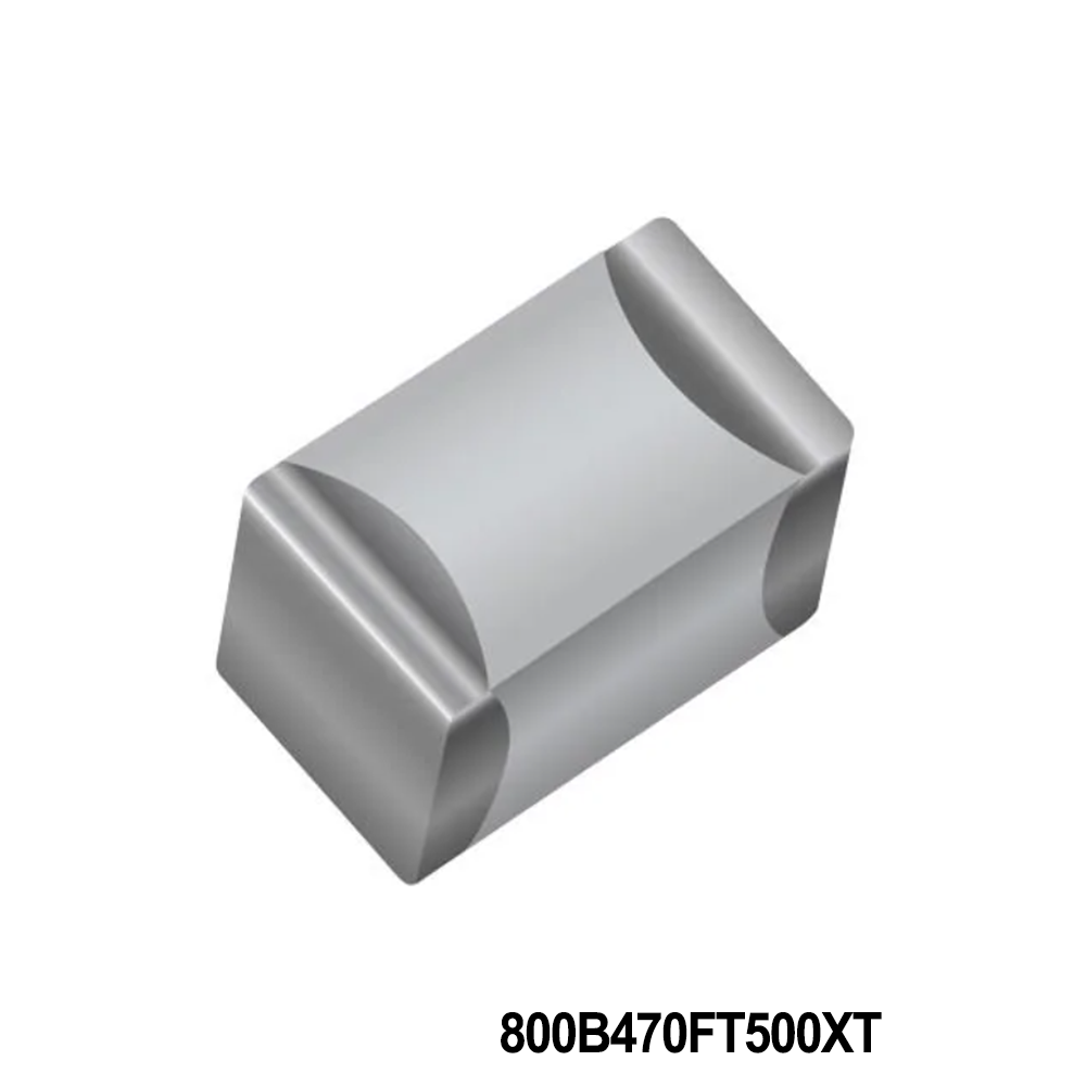 KYOCERA AVX 800B470FT500XT Multilayer Ceramic Capacitors MLCC - SMD/SMT 500volts 47pF 1% NP0