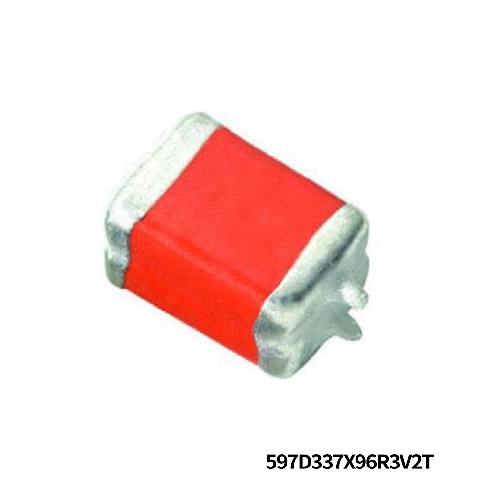 Vishay / Sprague 597D337X96R3V2T Tantalum Capacitors - Solid SMD 330uF 6.3volts 10% V case Conformal