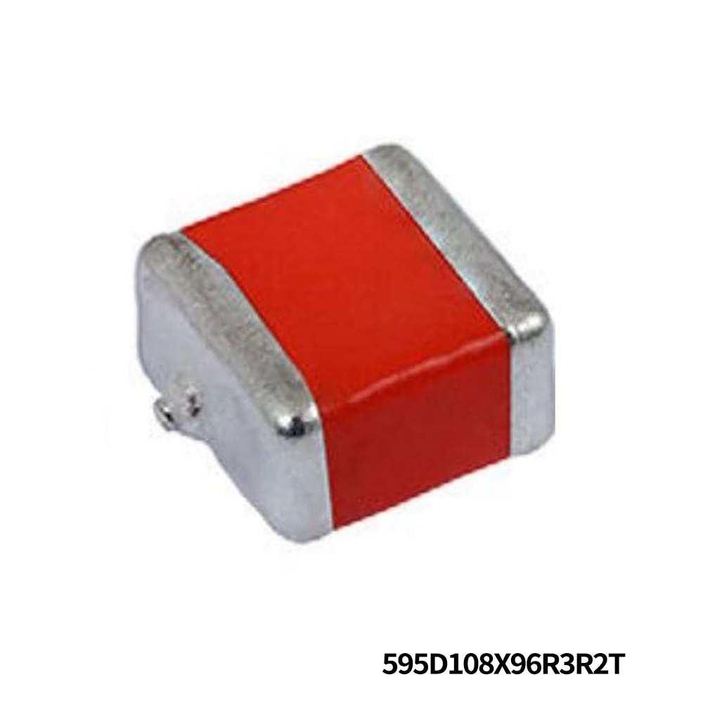 Vishay / Sprague 595D108X96R3R2T Tantalum Capacitors - Solid SMD 1000uF 6.3volts 10% R case Conformal