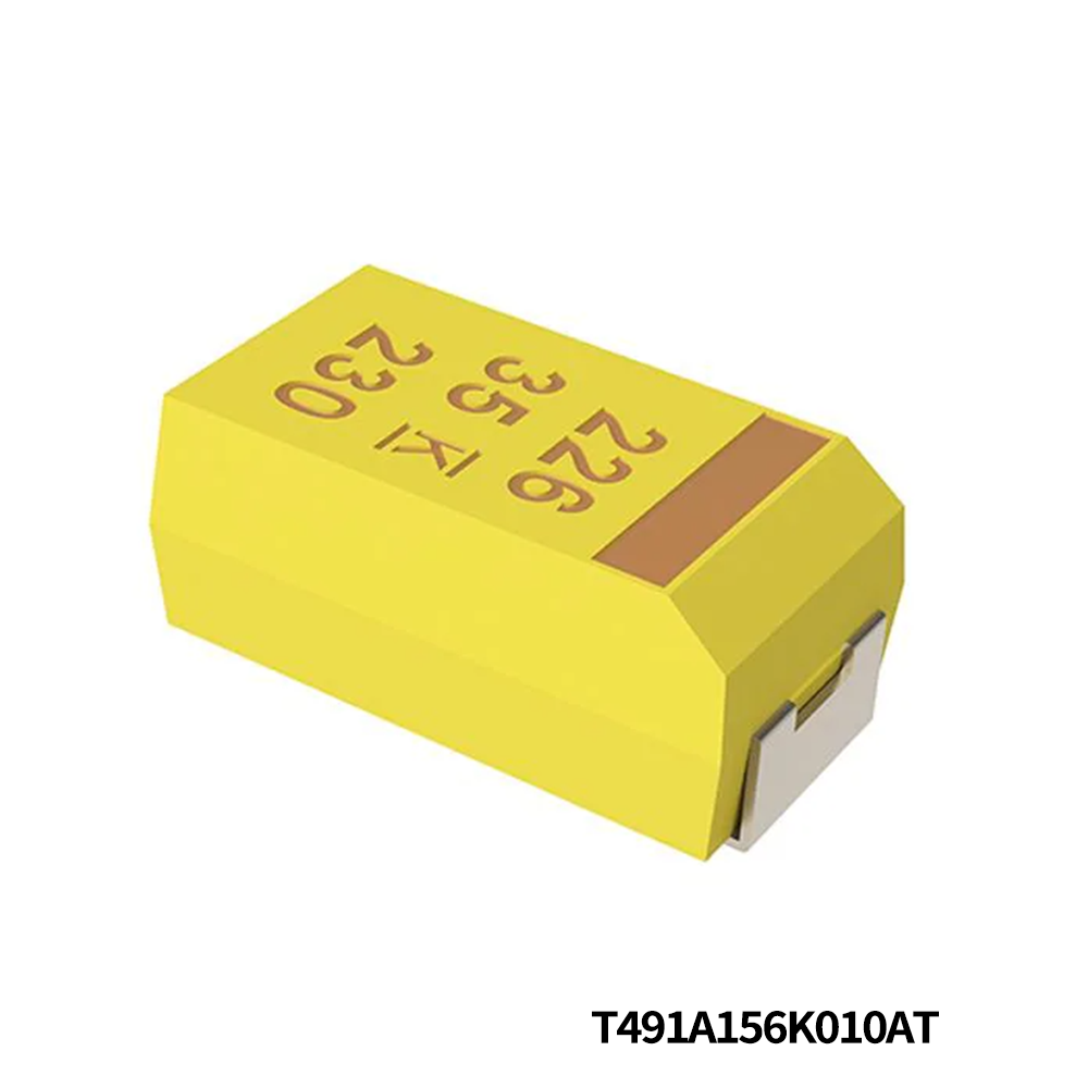 KEMET T491A156K010AT Tantalum Capacitors - Solid SMD 10V 15uF 1206 10% ESR=6 Ohms