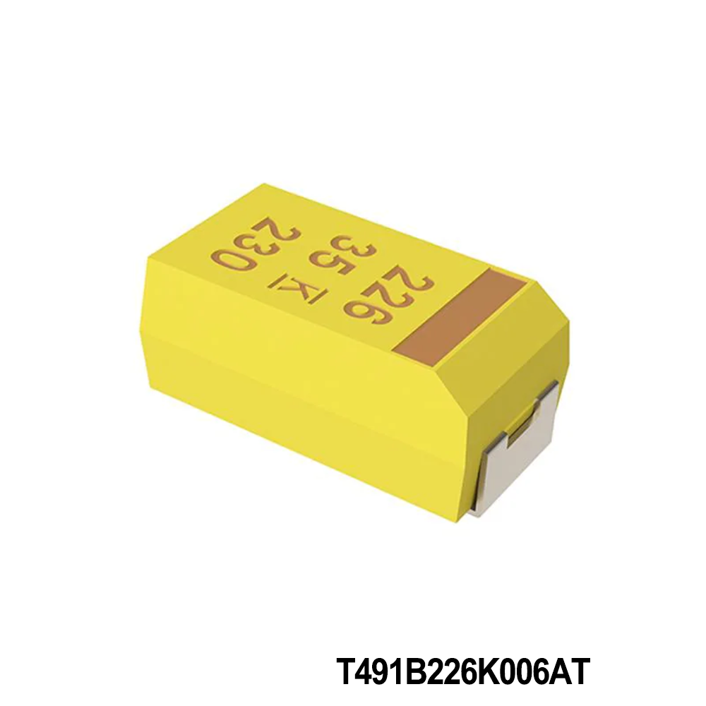 KEMET T491B226K006AT Tantalum Capacitors - Solid SMD 6.3V 22uF 1311 10% ESR=3.5ohms