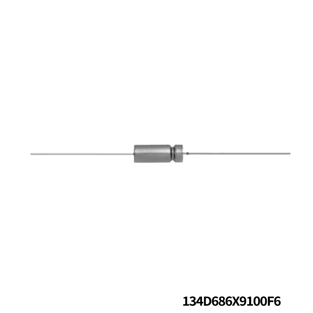 Vishay / Tansitor 134D686X9100F6 Tantalum Capacitors - Wet 68uF 100volts 10% F Case Orange Sleeve