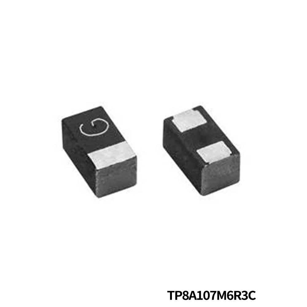 Vishay / Sprague TP8A107M6R3C Tantalum Capacitors - Solid SMD 6.3V 100uF 20% A Case