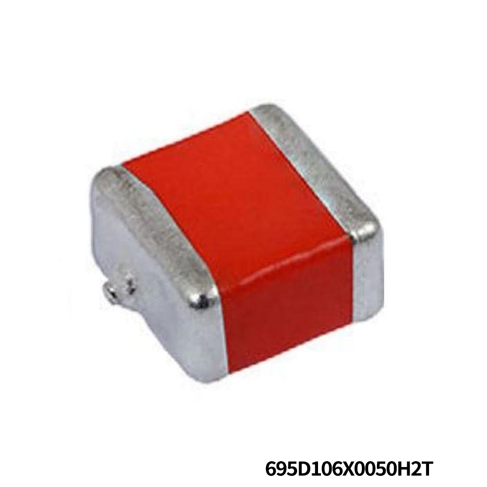 Vishay / Sprague 695D106X0050H2T Tantalum Capacitors - Solid SMD 10uF 50volts 20% H case Conformal