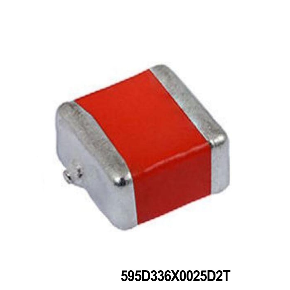 Vishay / Sprague 595D336X0025D2T Tantalum Capacitors - Solid SMD 33uF 25volts 20% D case Conformal