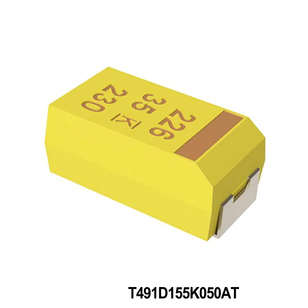 KEMET T491D155K050AT Tantalum Capacitors - Solid SMD 50V 1.5uF 2917 10% ESR=3.5ohms