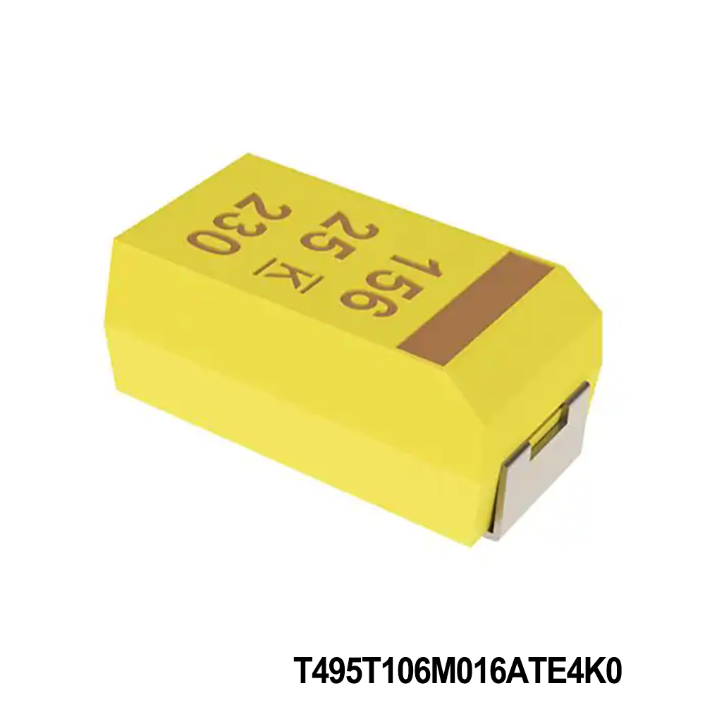 KEMET T495T106M016ATE4K0 Tantalum Capacitors - Solid SMD 16V 10uF 1311 20% ESR=4000mOhms