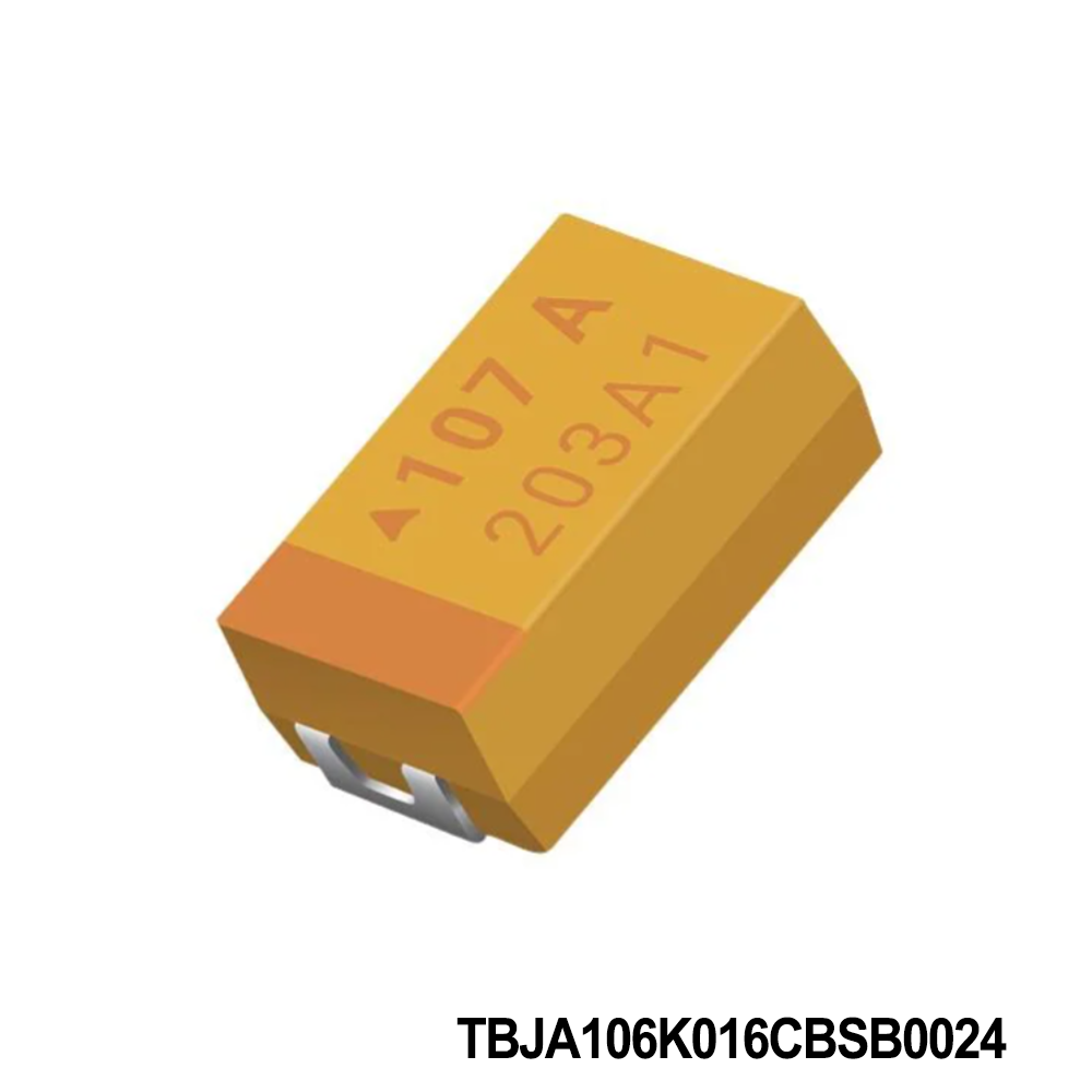 TBJA106K016CBSB0024  KYOCERA AVX  Tantalum Capacitors  16V 10uF 1206 3Ohms 0.1