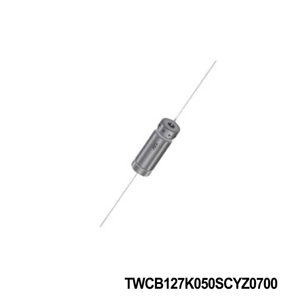 KYOCERA AVX TWCB127K050SCYZ0700 Tantalum Capacitors - Wet WET TANTALUM CAPACIT ORS