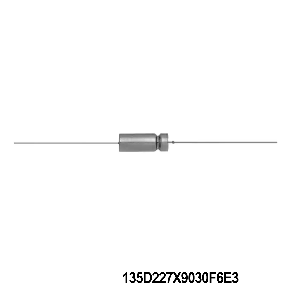 Vishay / Tansitor 135D227X9030F6E3 Tantalum Capacitors - Wet 220uF 30volts 10% F Case EXT Range