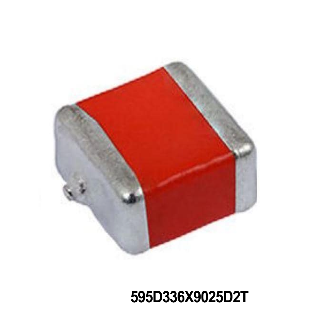 Vishay / Sprague 595D336X9025D2T Tantalum Capacitors - Solid SMD 33uF 25volts 10% D case Conformal