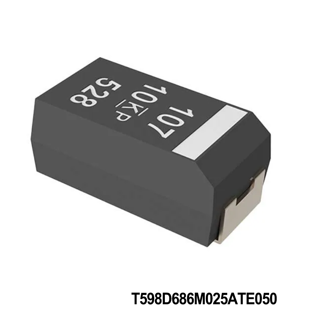 KEMET T598D686M025ATE050 Tantalum Capacitors - Polymer 25V 68uF 7343 ESR=50mOhms AEC-Q200