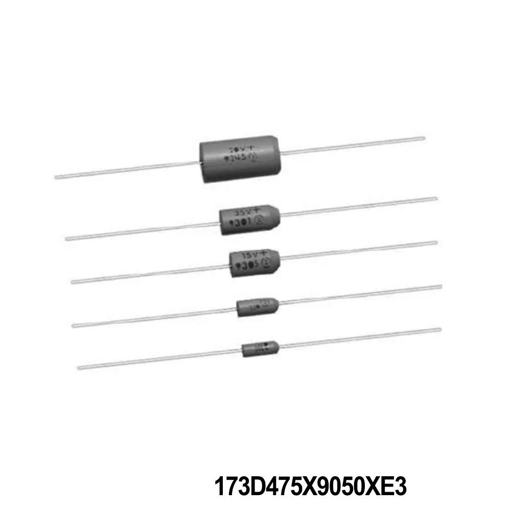 Vishay / Sprague 173D475X9050XE3 Tantalum Capacitors - Solid Leaded 4.7uF 50volts 10% X case Axial