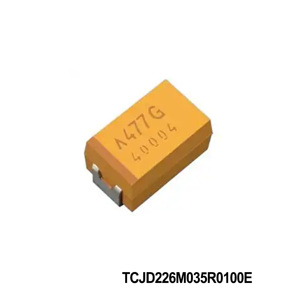 KYOCERA AVX TCJD226M035R0100E Tantalum Capacitors - Polymer 35V 22uF 20% 2917 ES R=100mOhm Black Resi