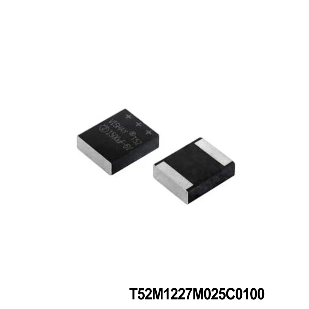 Vishay / Sprague T52M1227M025C0100 Tantalum Capacitors - Polymer 220uF 25V 20%