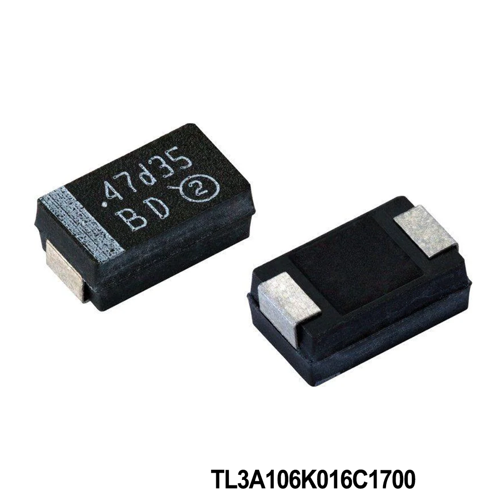 Vishay / Sprague TL3A106K016C1700 Tantalum Capacitors - Solid SMD 10uF 16Volts 10% A Case Molded