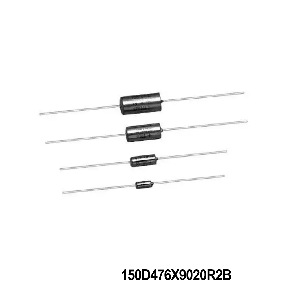 Vishay / Sprague  150D476X9020R2B Tantalum Capacitors - Solid Leaded 47uF 20volts 10% R case Axial