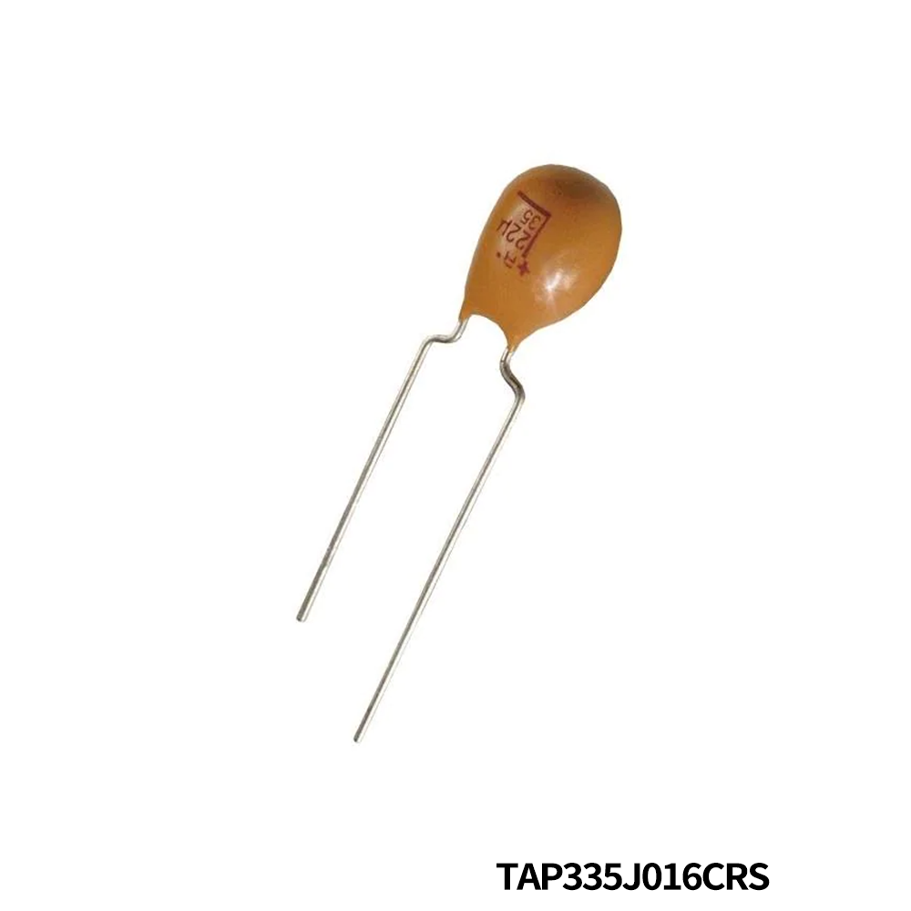 KYOCERA AVX TAP335J016CRS Tantalum Capacitors - Solid Leaded 16V 3.3uF 05% ESR=6 Ohm