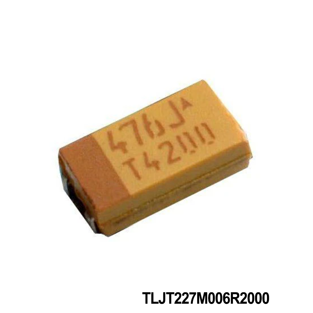 KYOCERA AVX TLJT227M006R2000 Tantalum Capacitors - Solid SMD 6V 220uF 20% ESR=200 0