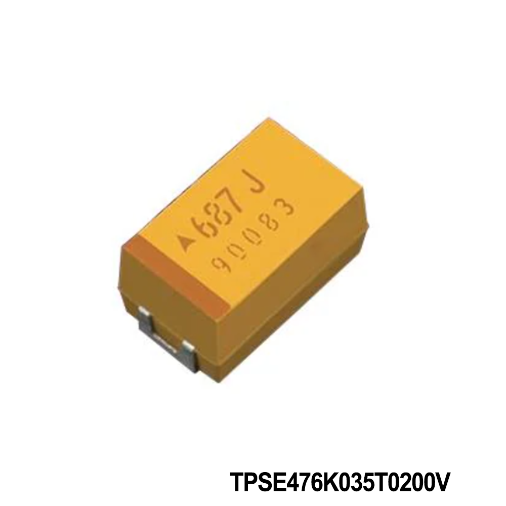 KYOCERA AVX TPSE476K035T0200V Tantalum Capacitors - Solid SMD 35V 47uF Dry Pack ES R=200Ohm AEC-Q200